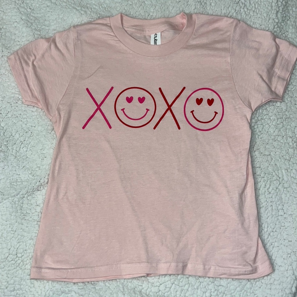 Kids pink Valentine’s t-shirt